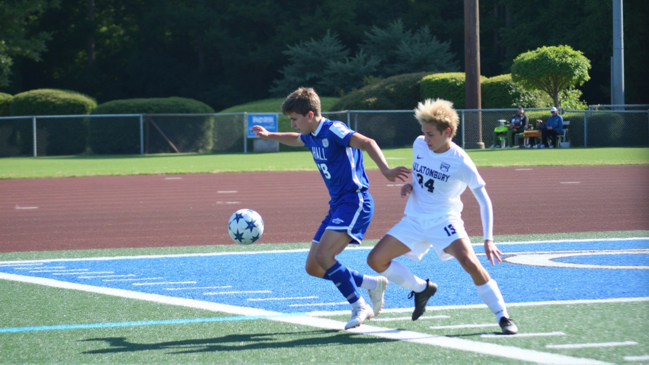 Hall High Boys Soccer Faces Tough Defeat in Home Opener Against Glastonbury