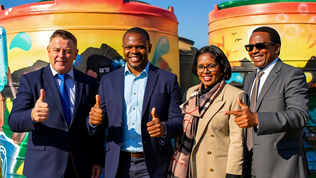 Standard Bank Donates Art Tanks to Makhanda Schools for Mandela Day